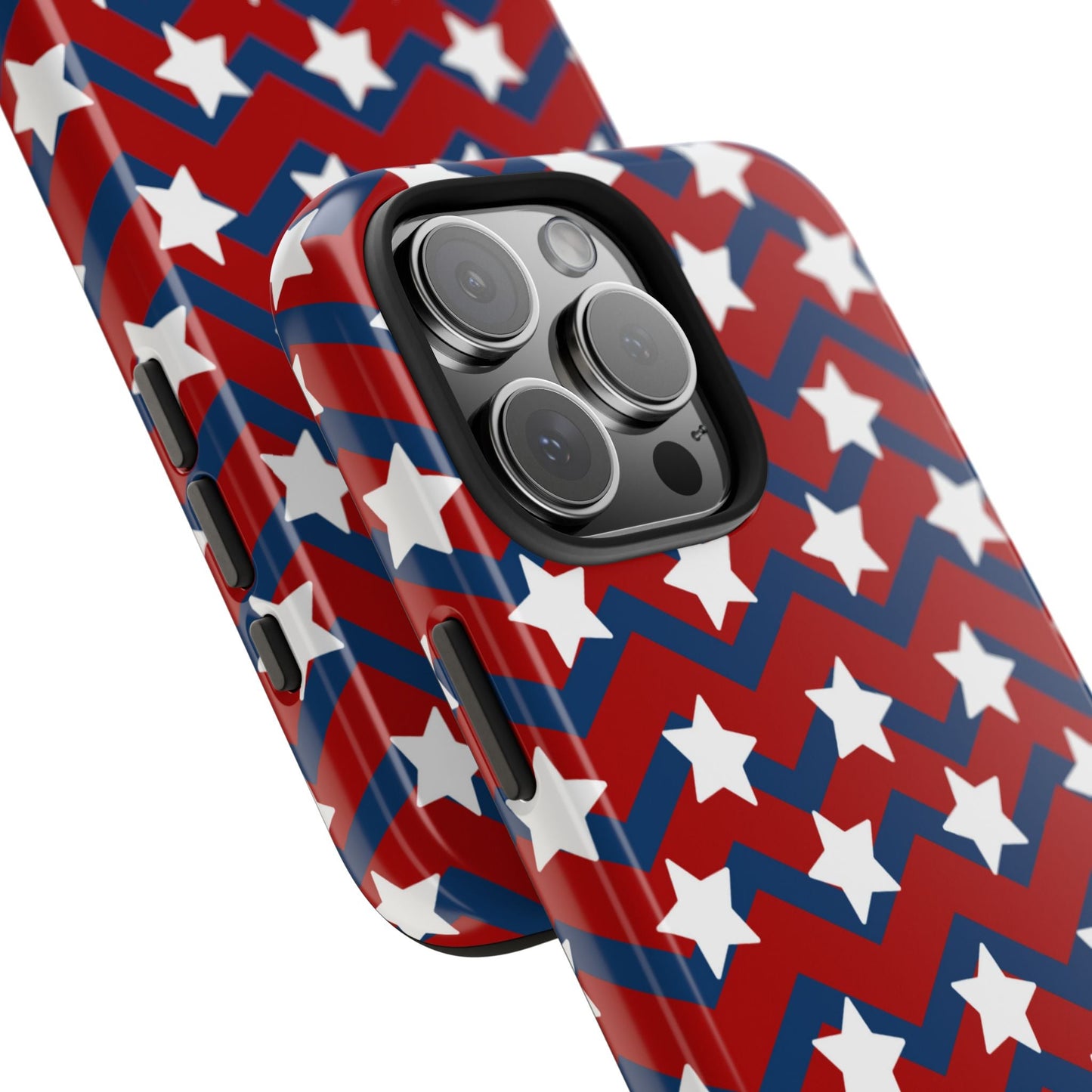 Patriotic Chevron Stars - iPhone Series Case - BOGO Cases