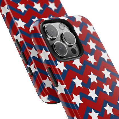 Patriotic Chevron Stars - iPhone Series Case - BOGO Cases
