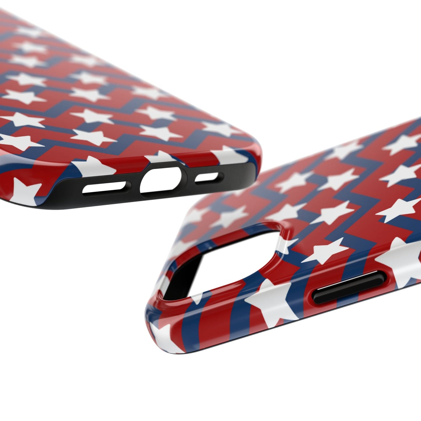 Patriotic Chevron Stars - iPhone Series Case - BOGO Cases