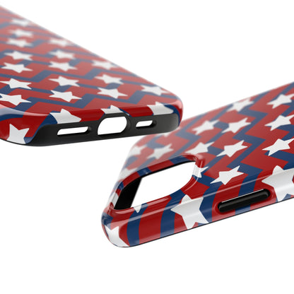 Patriotic Chevron Stars - iPhone Series Case - BOGO Cases