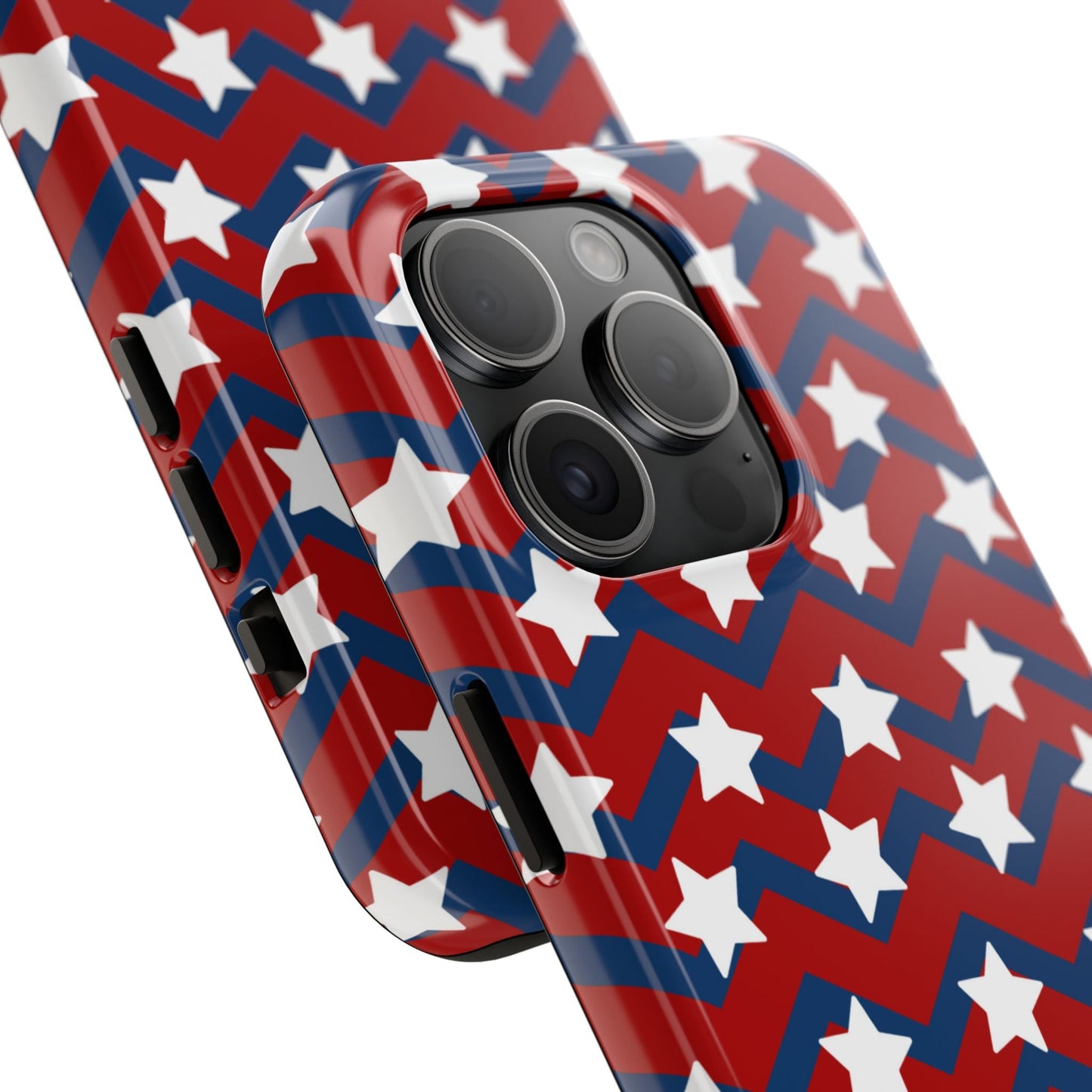 Patriotic Chevron Stars - iPhone Series Case - BOGO Cases