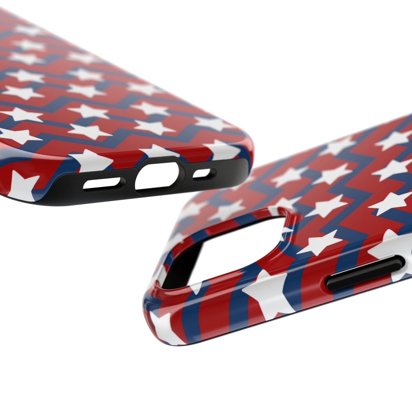 Patriotic Chevron Stars - iPhone Series Case - BOGO Cases