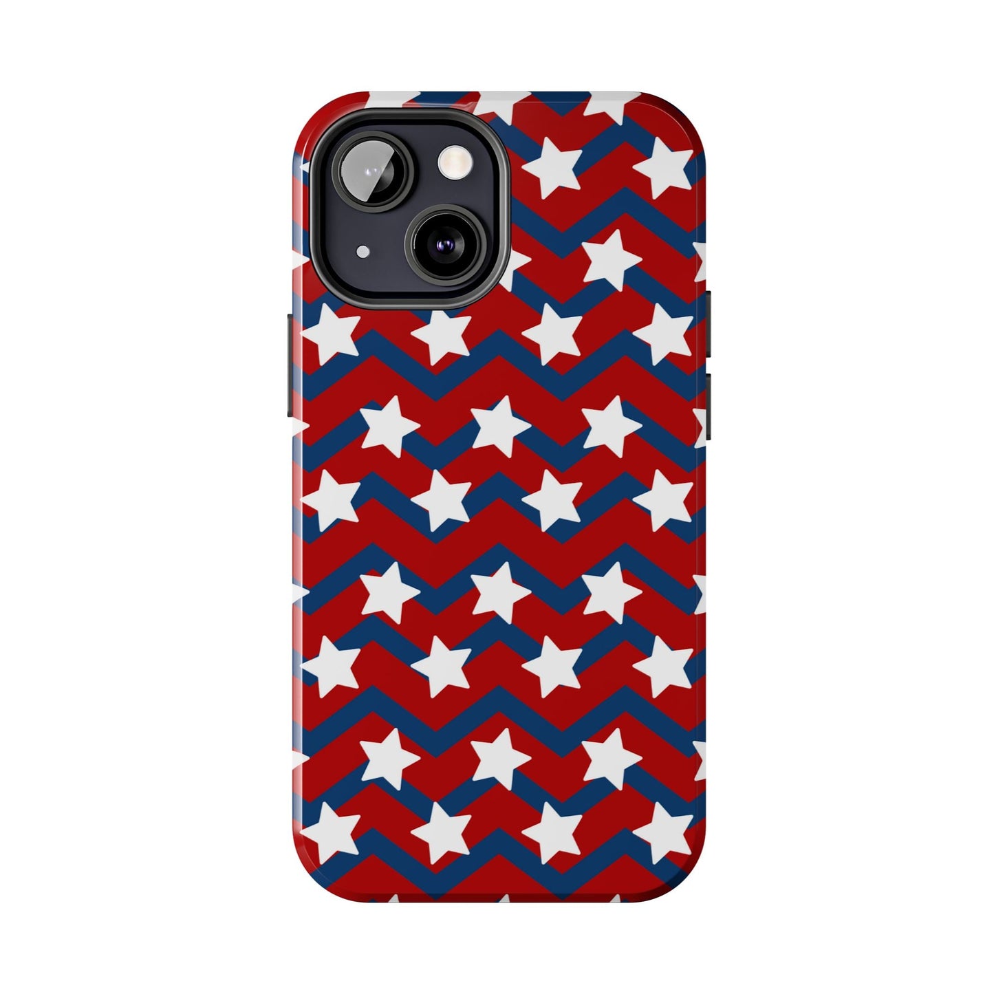 Patriotic Chevron Stars - iPhone Series Case - BOGO Cases