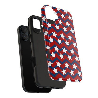 Patriotic Chevron Stars - iPhone Series Case - BOGO Cases