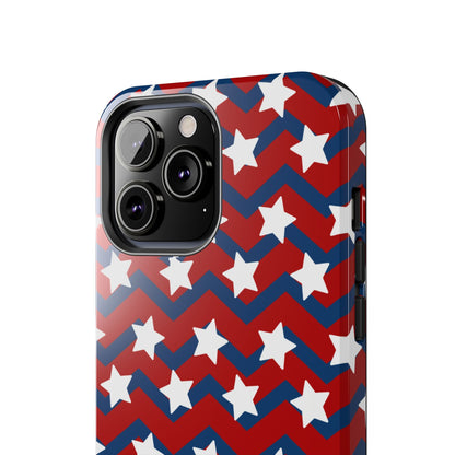 Patriotic Chevron Stars - iPhone Series Case - BOGO Cases