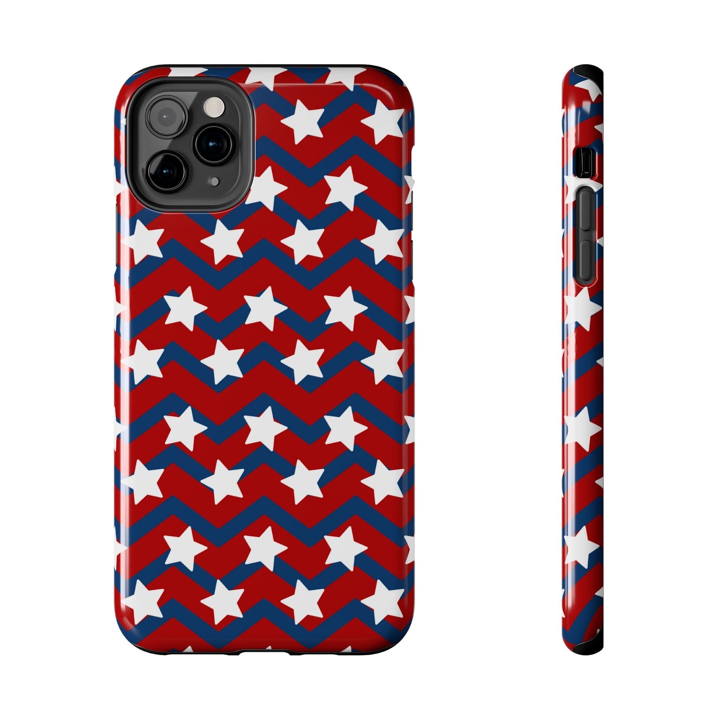 Patriotic Chevron Stars - iPhone Series Case - BOGO Cases
