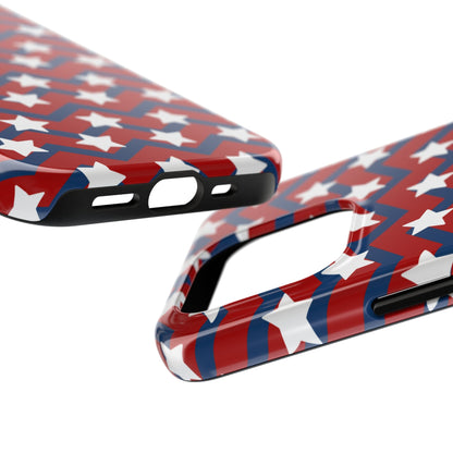 Patriotic Chevron Stars - iPhone Series Case - BOGO Cases