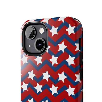 Patriotic Chevron Stars - iPhone Series Case - BOGO Cases