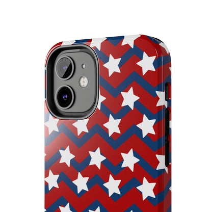 Patriotic Chevron Stars - iPhone Series Case - BOGO Cases