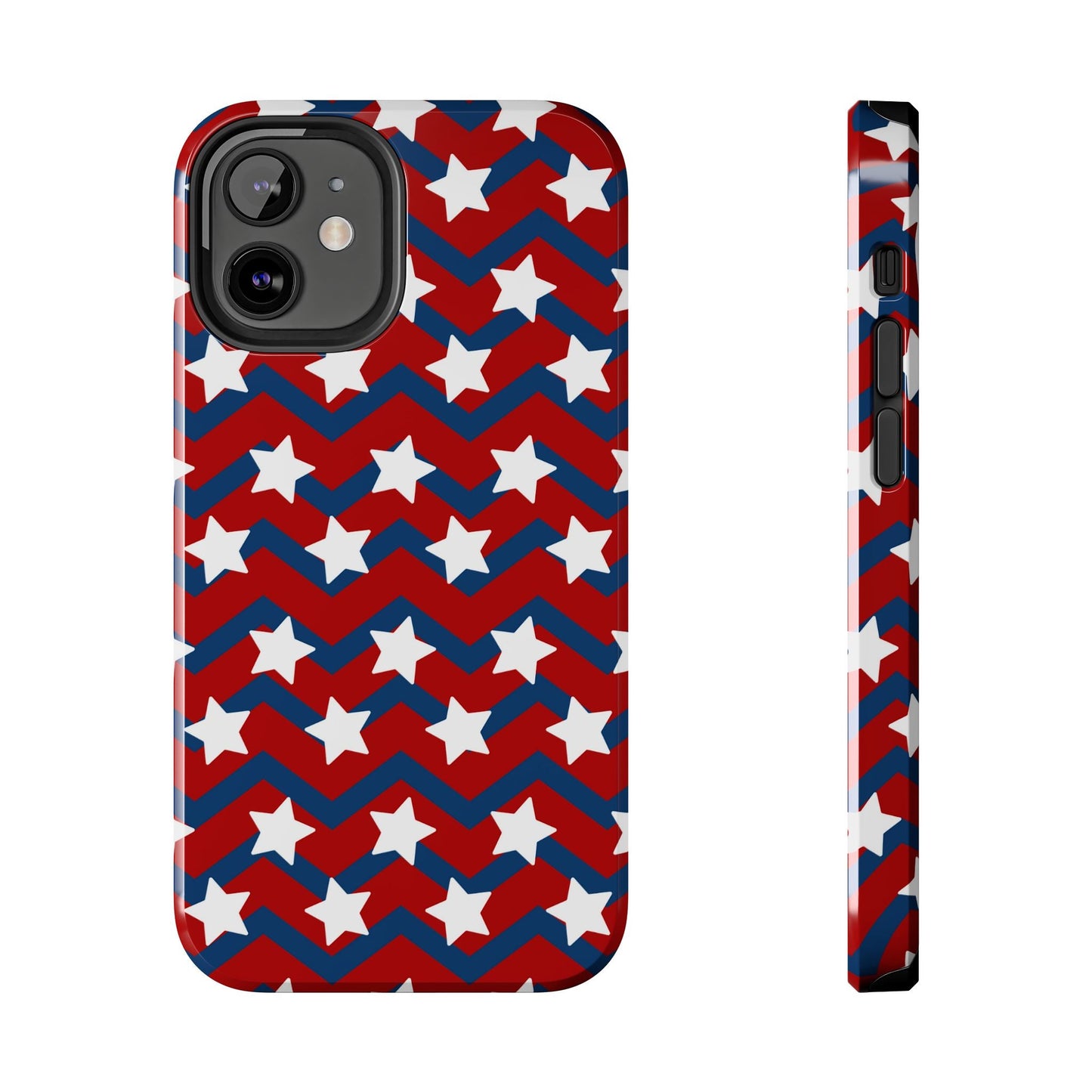 Patriotic Chevron Stars - iPhone Series Case - BOGO Cases
