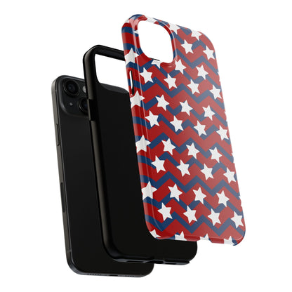 Patriotic Chevron Stars - iPhone Series Case - BOGO Cases