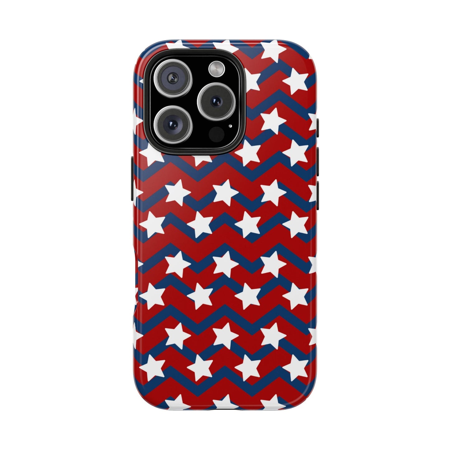 Patriotic Chevron Stars - iPhone Series Case - BOGO Cases