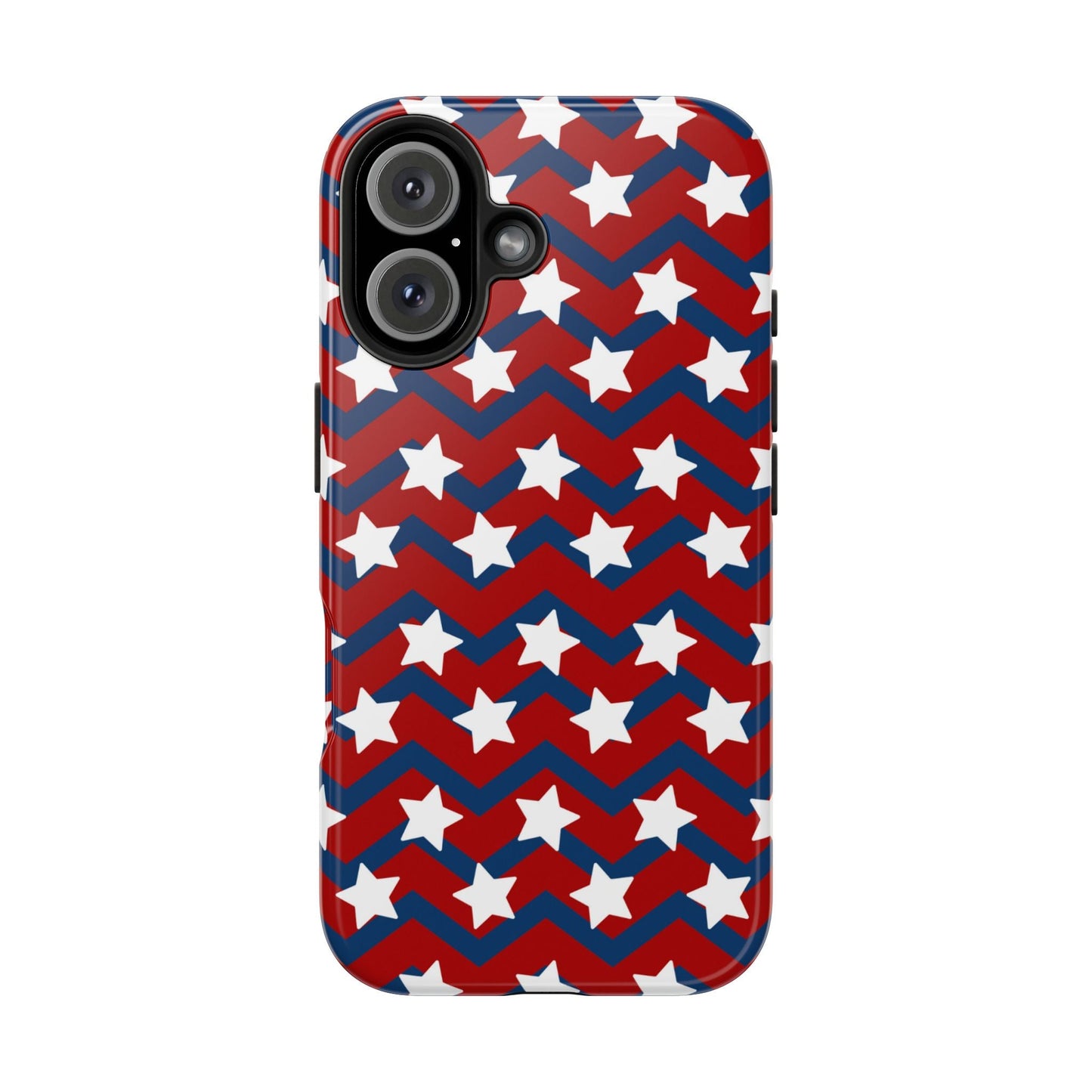 Patriotic Chevron Stars - iPhone Series Case - BOGO Cases