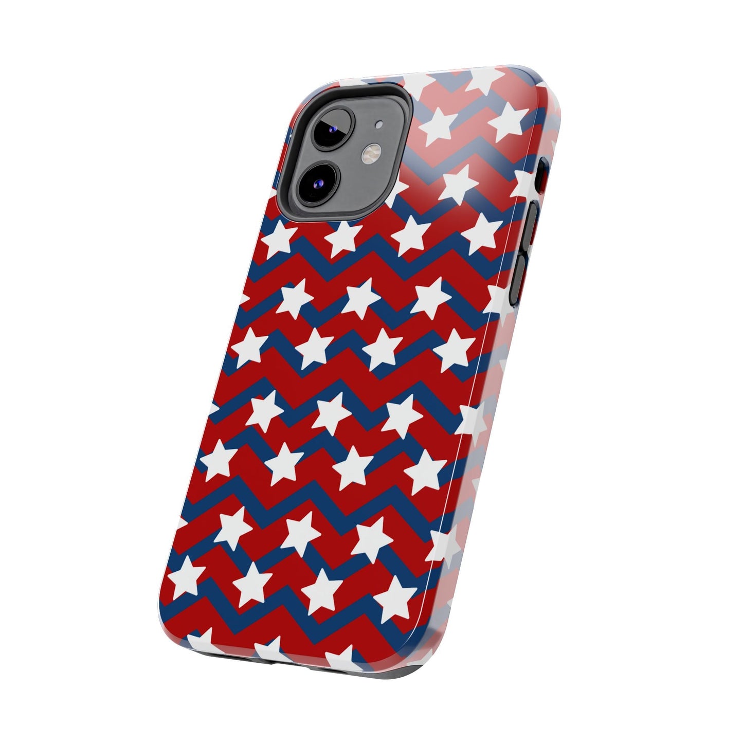 Patriotic Chevron Stars - iPhone Series Case - BOGO Cases