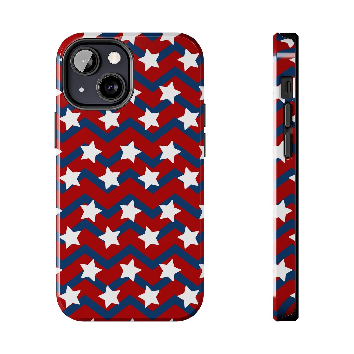 Patriotic Chevron Stars - iPhone Series Case - BOGO Cases