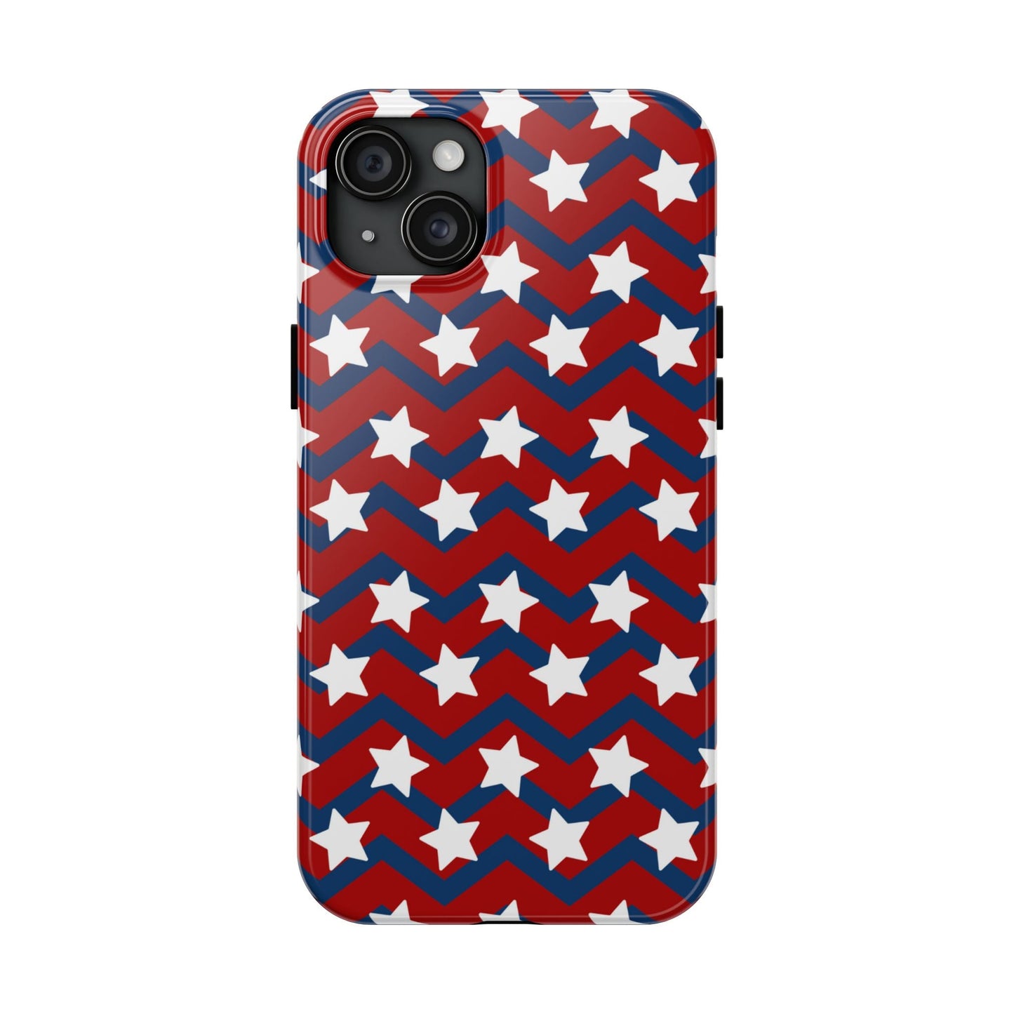 Patriotic Chevron Stars - iPhone Series Case - BOGO Cases