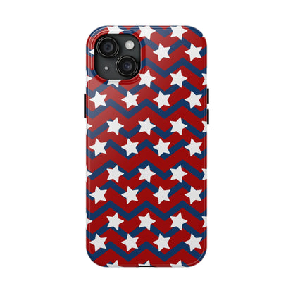 Patriotic Chevron Stars - iPhone Series Case - BOGO Cases