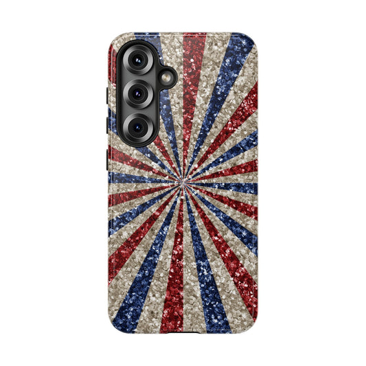 Patriotic Glitter Burst – Samsung Galaxy Case - BOGO Cases