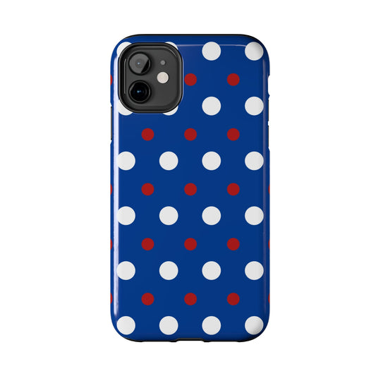 Patriotic Polka Dots – iPhone Case - BOGO Cases