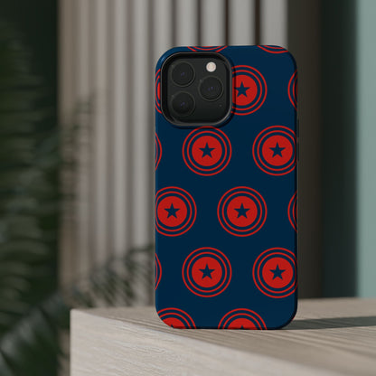 Patriotic Star Shield - MagSafe iPhone Case - BOGO Cases