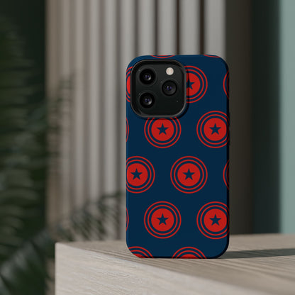 Patriotic Star Shield - MagSafe iPhone Case - BOGO Cases