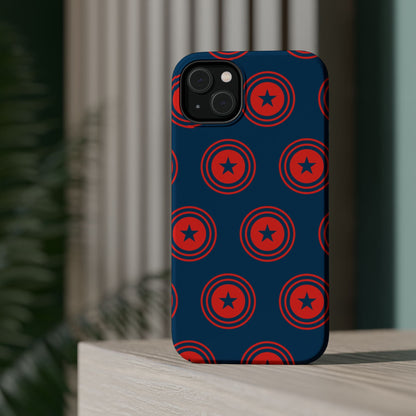 Patriotic Star Shield - MagSafe iPhone Case - BOGO Cases