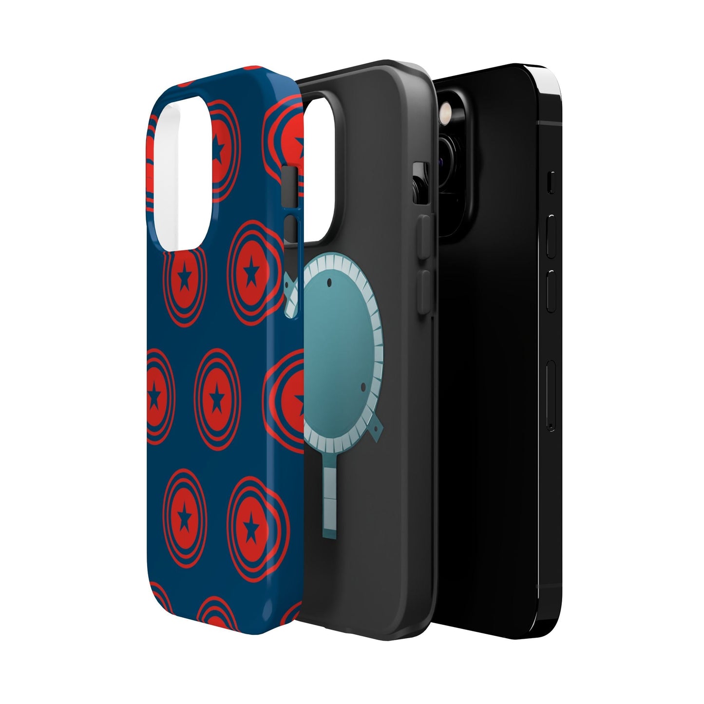 Patriotic Star Shield - MagSafe iPhone Case - BOGO Cases