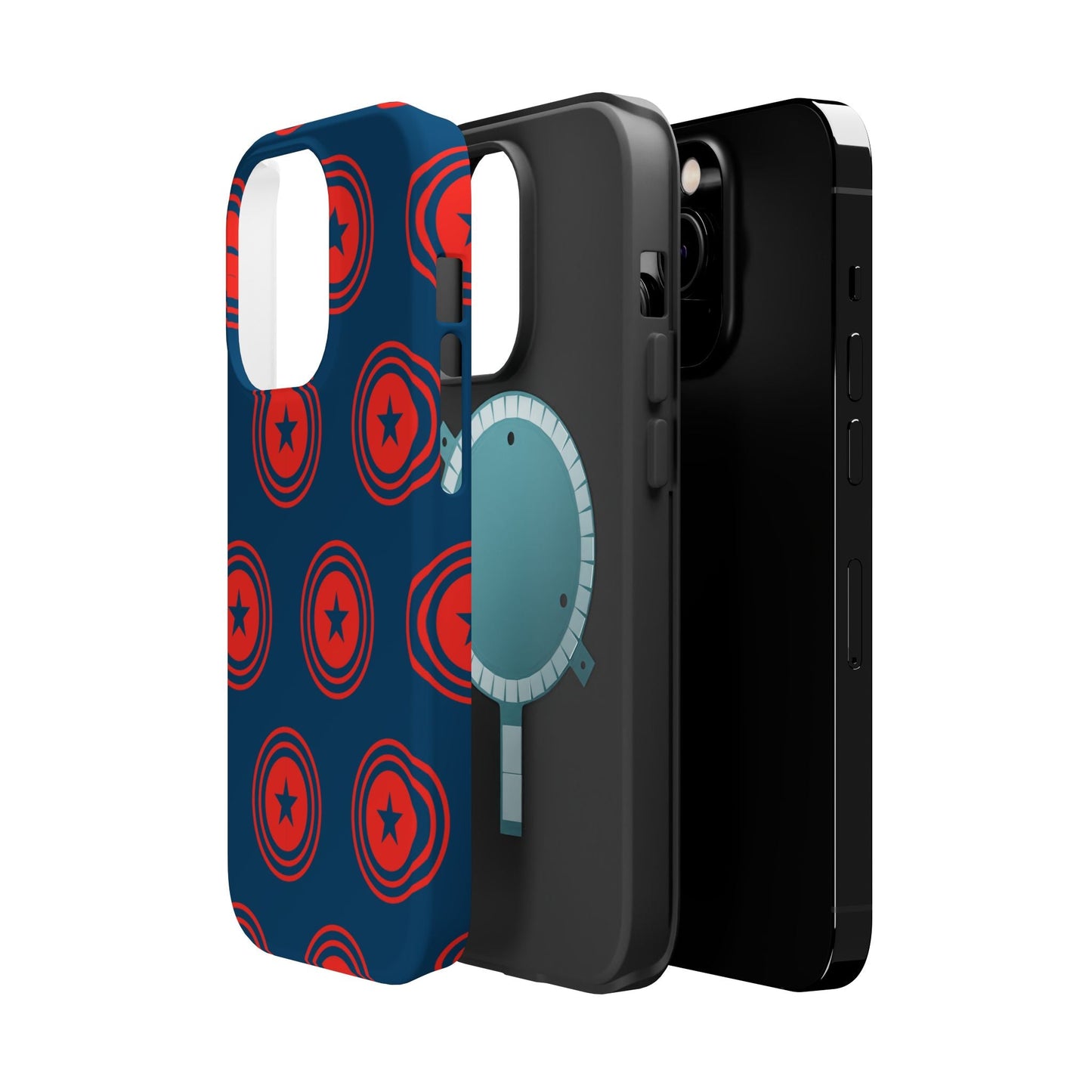 Patriotic Star Shield - MagSafe iPhone Case - BOGO Cases