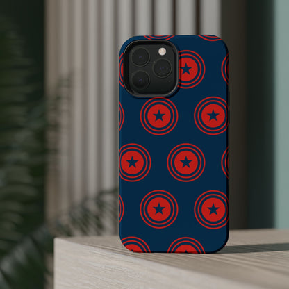 Patriotic Star Shield - MagSafe iPhone Case - BOGO Cases
