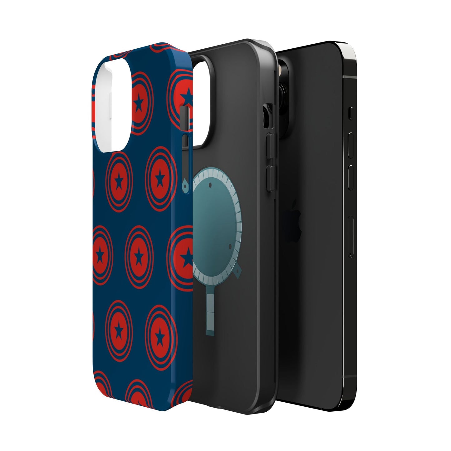 Patriotic Star Shield - MagSafe iPhone Case - BOGO Cases