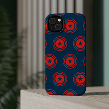 Patriotic Star Shield - MagSafe iPhone Case - BOGO Cases