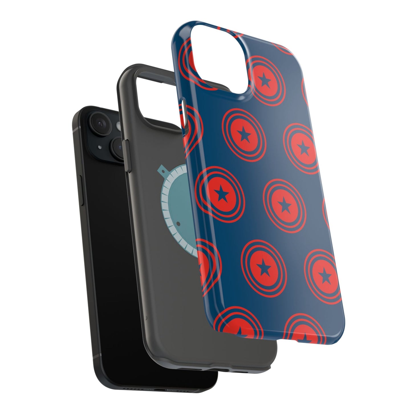 Patriotic Star Shield - MagSafe iPhone Case - BOGO Cases