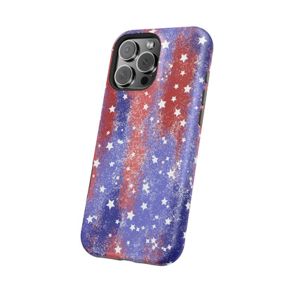 Patriotic Star - Spangled Glitter – MagSafe iPhone Case - BOGO Cases