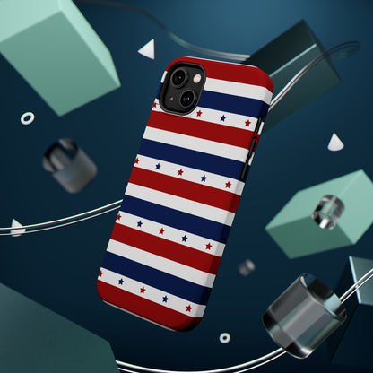 Patriotic Stars MagSafe iPhone Case - BOGO Cases