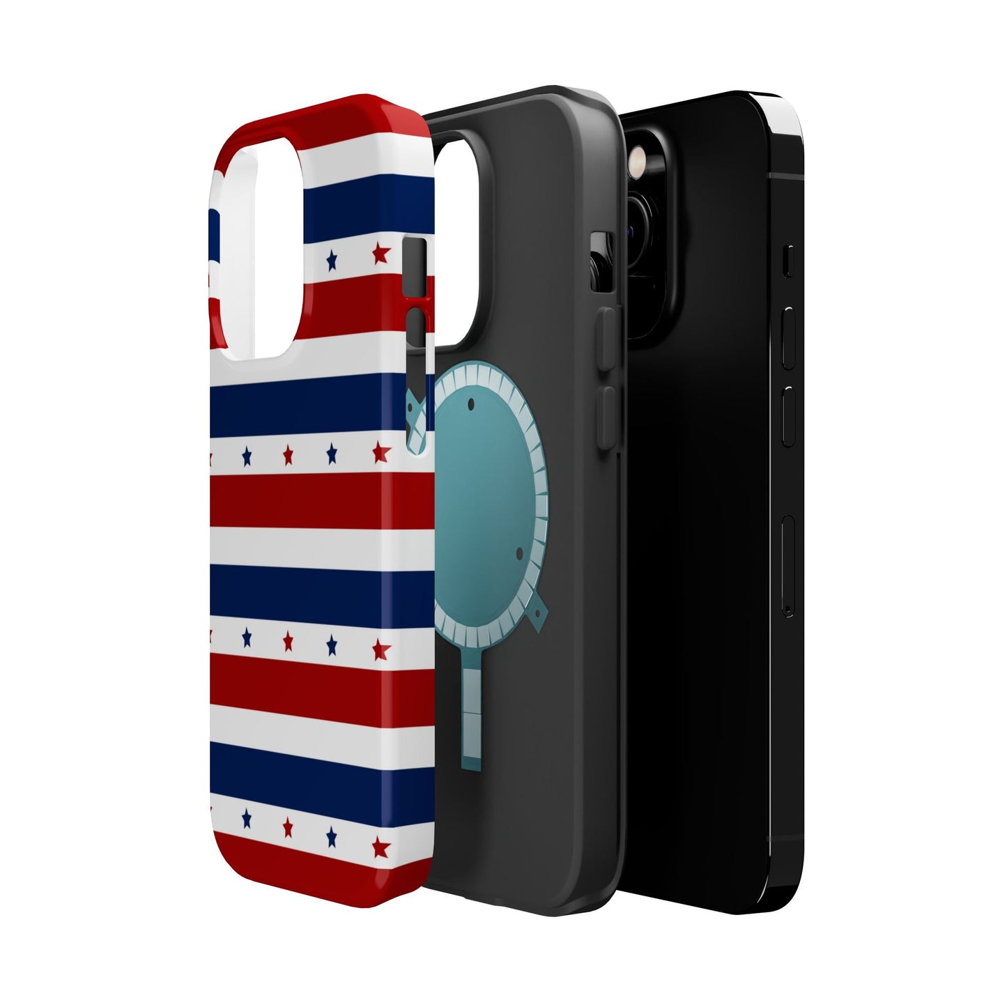 Patriotic Stars MagSafe iPhone Case - BOGO Cases