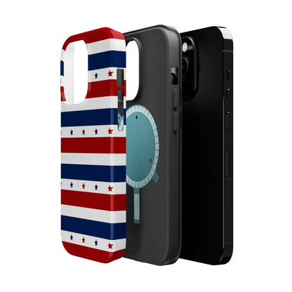 Patriotic Stars MagSafe iPhone Case - BOGO Cases