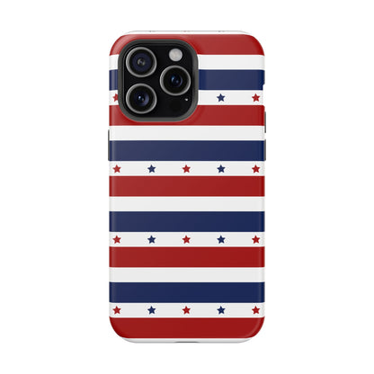 Patriotic Stars MagSafe iPhone Case - BOGO Cases