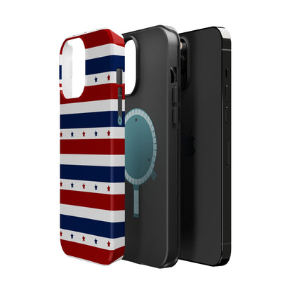 Patriotic Stars MagSafe iPhone Case - BOGO Cases