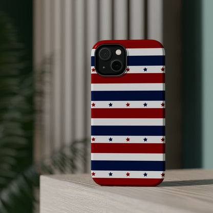 Patriotic Stars MagSafe iPhone Case - BOGO Cases