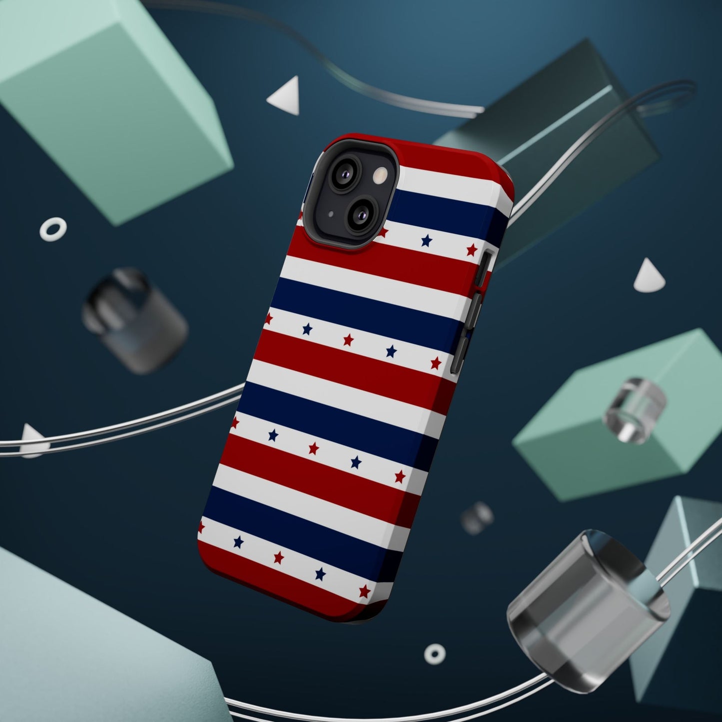 Patriotic Stars MagSafe iPhone Case - BOGO Cases