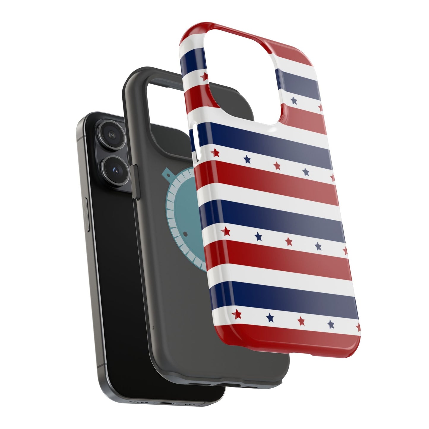 Patriotic Stars MagSafe iPhone Case - BOGO Cases