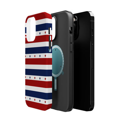 Patriotic Stars MagSafe iPhone Case - BOGO Cases