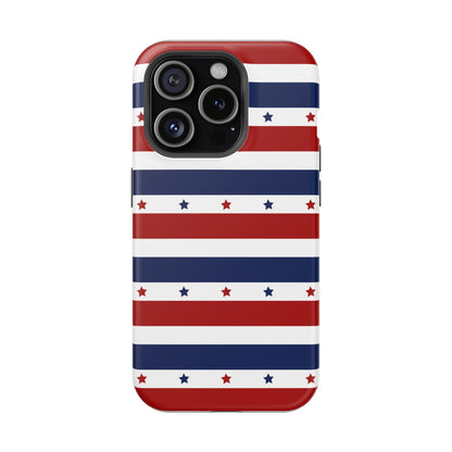 Patriotic Stars MagSafe iPhone Case - BOGO Cases