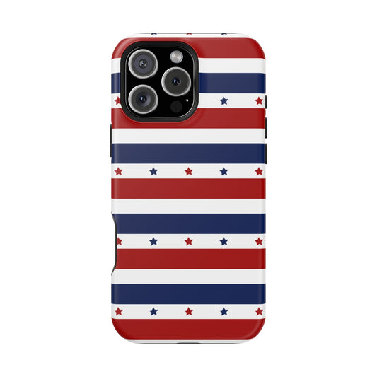 Patriotic Stars MagSafe iPhone Case - BOGO Cases