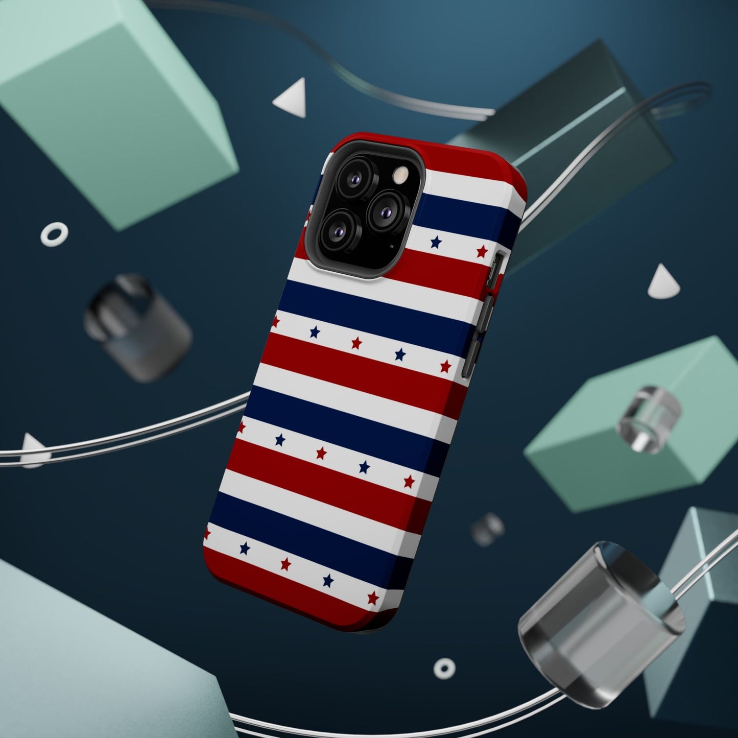 Patriotic Stars MagSafe iPhone Case - BOGO Cases