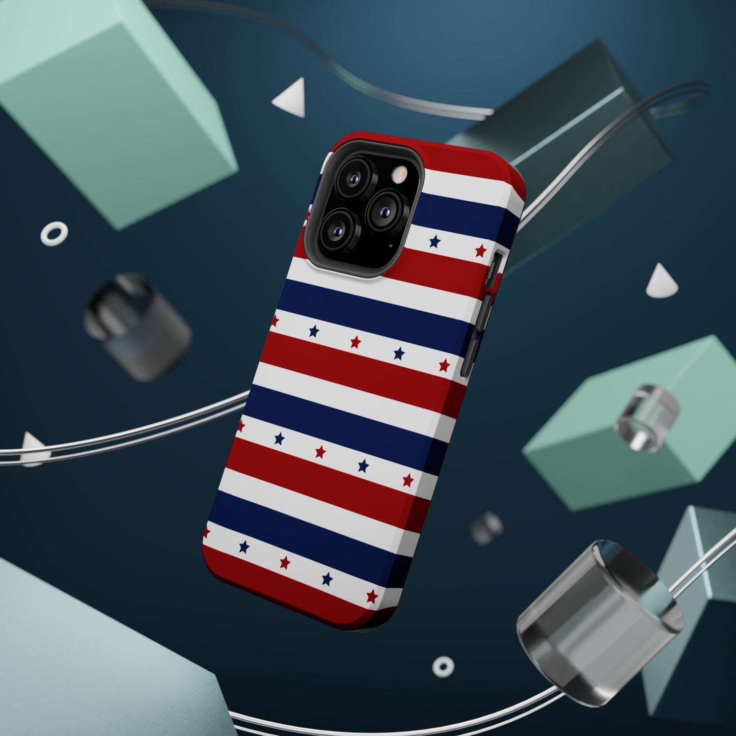 Patriotic Stars MagSafe iPhone Case - BOGO Cases