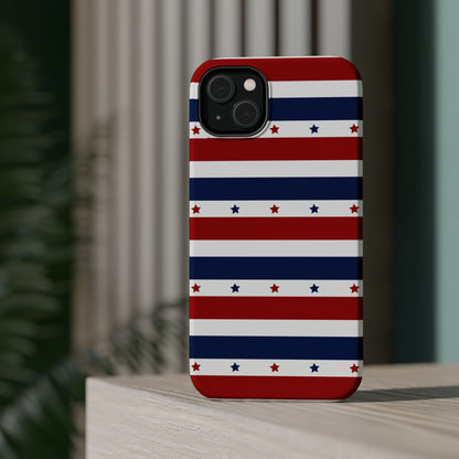 Patriotic Stars MagSafe iPhone Case - BOGO Cases