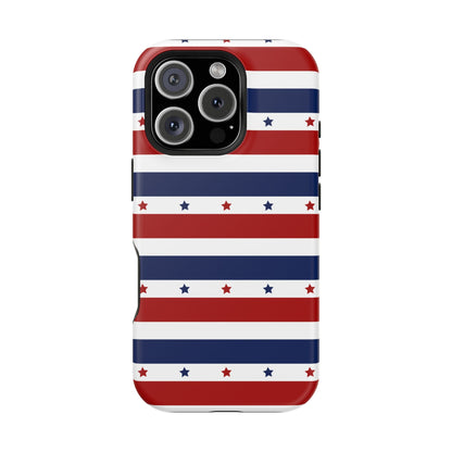 Patriotic Stars MagSafe iPhone Case - BOGO Cases