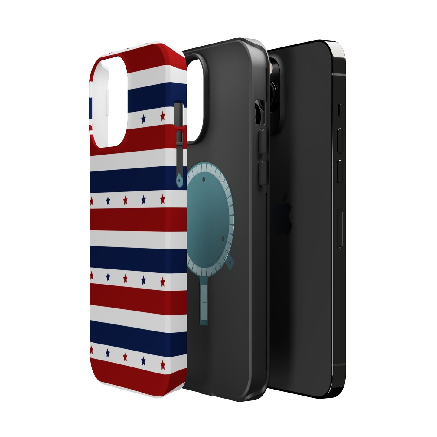 Patriotic Stars MagSafe iPhone Case - BOGO Cases