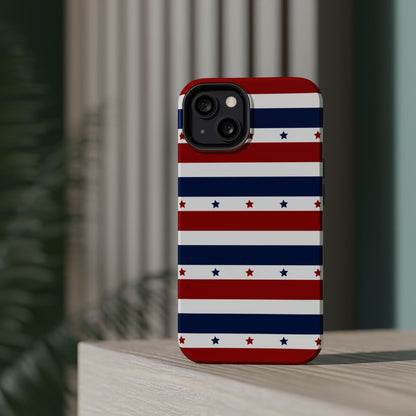 Patriotic Stars MagSafe iPhone Case - BOGO Cases